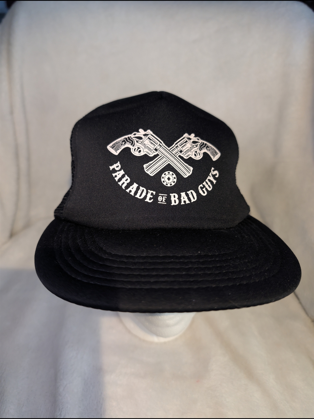 Parade of Bad Guys Black Trucker Hat